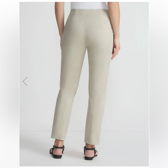 Lafayette 148 New York Stanton Techno Pant – Size 8, Regular, Khaki — Brand New! - Picture 5 of 6